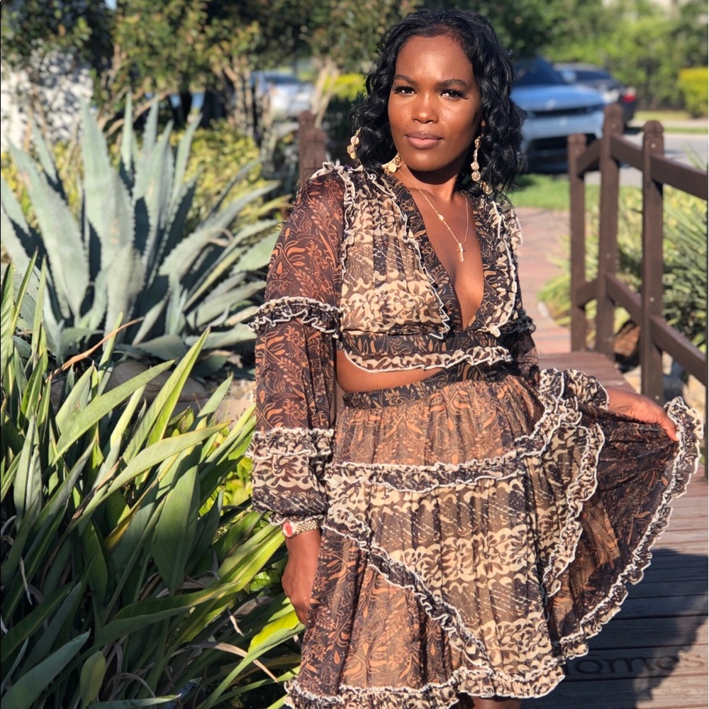 Brown dress. Price firm